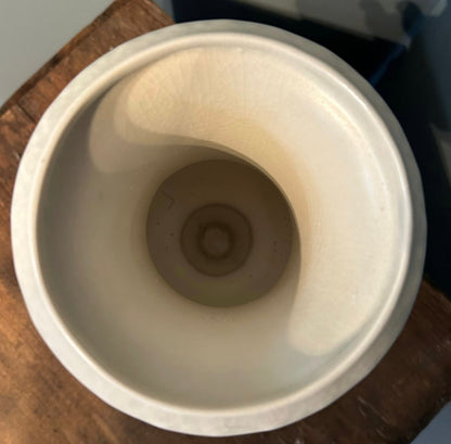 Vintage Dartmouth Pottery White Vase