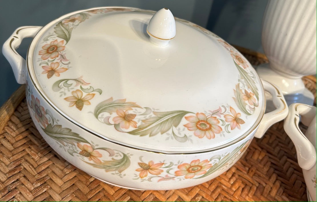 Pair of Vintage Duchess Greensleeves Casserole Dishes