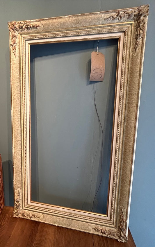 Vintage Gold and Cream Frame