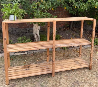 Large Wooden Storage Shelves