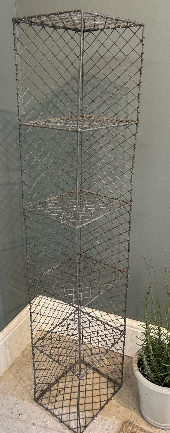 Vintage Wire Cubby Hole Racking/shelf