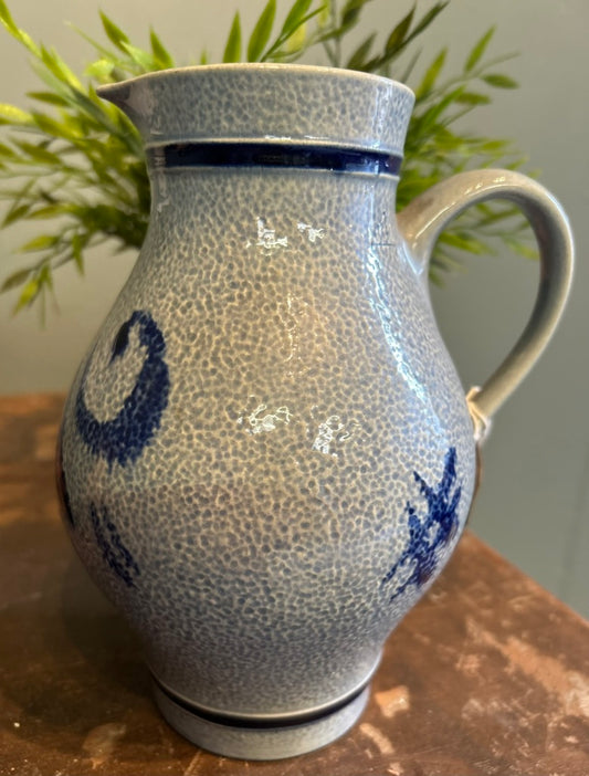 Blue Vintage Jug - Antique Vessel