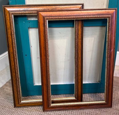 Pair of Wooden Vintage Frames