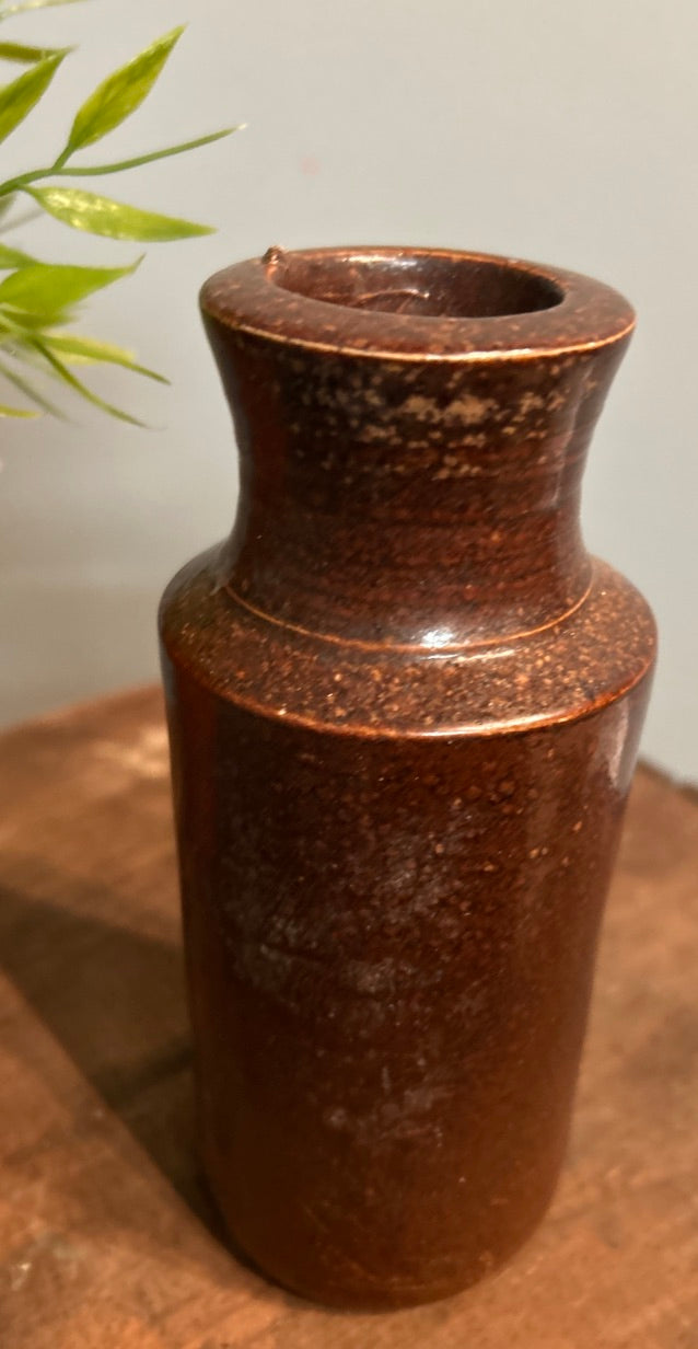 Vintage Stone ware Jar - Antique Vessel