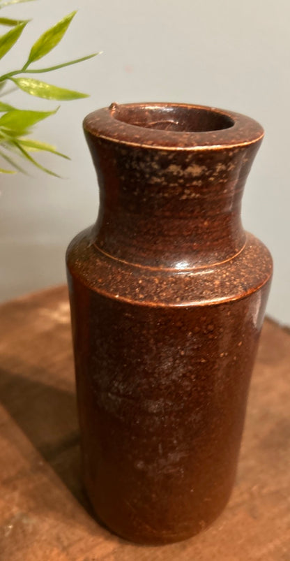 Vintage Stone ware Jar - Antique Vessel