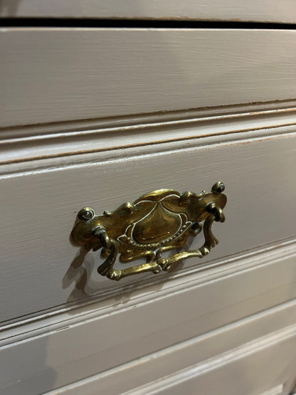 Vintage Painted Distressed Chest of Drawers - Frenchic Salt of the Earth