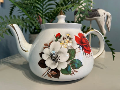 Vintage Floral Tea Pot