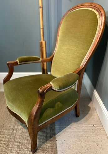 Antique Bedroom Chair - Victorian parlor chair.