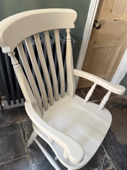 Vintage Large Farmhouse Carver Chair - Painted in Frenchic Fennec