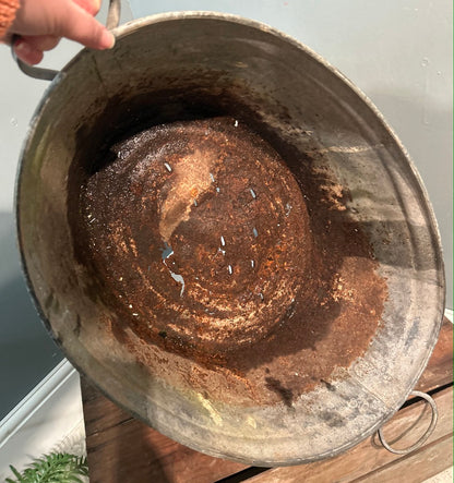 Vintage Small Galvanised Bath Tub - Great Planter