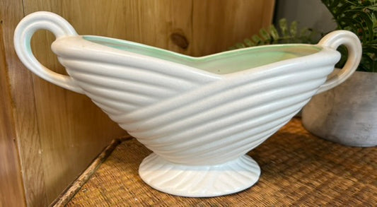 Vintage Sylvac Pottery White Mantel Vase