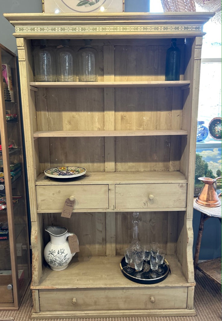 Rustic Vintage Painted Antique Pine Boho Shelves