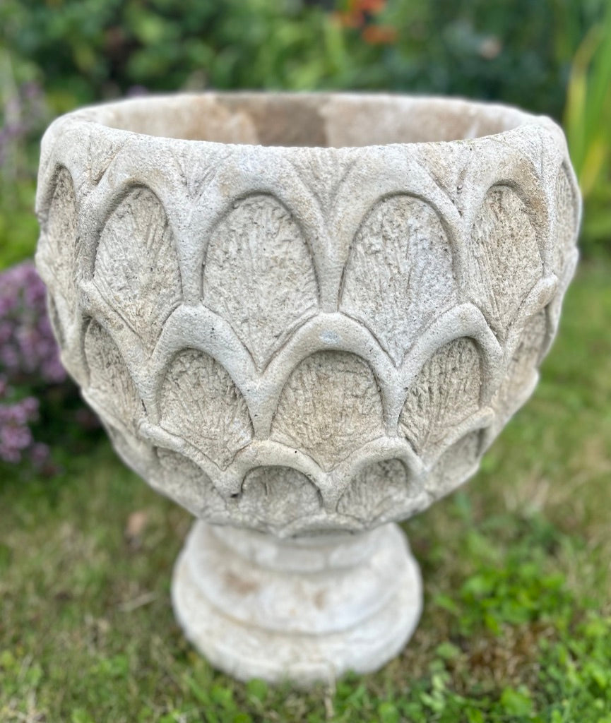 Concrete Garden Pot - Pineapple Shape