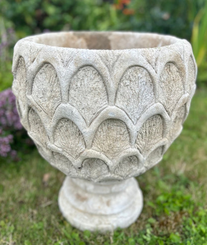 Concrete Garden Pot - Pineapple Shape