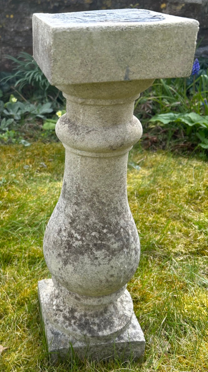 Reclaimed Trio of Garden Pillars