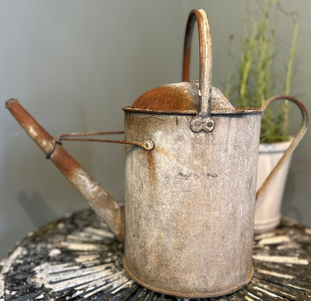 Vintage Rusty Galvanised Watering Can