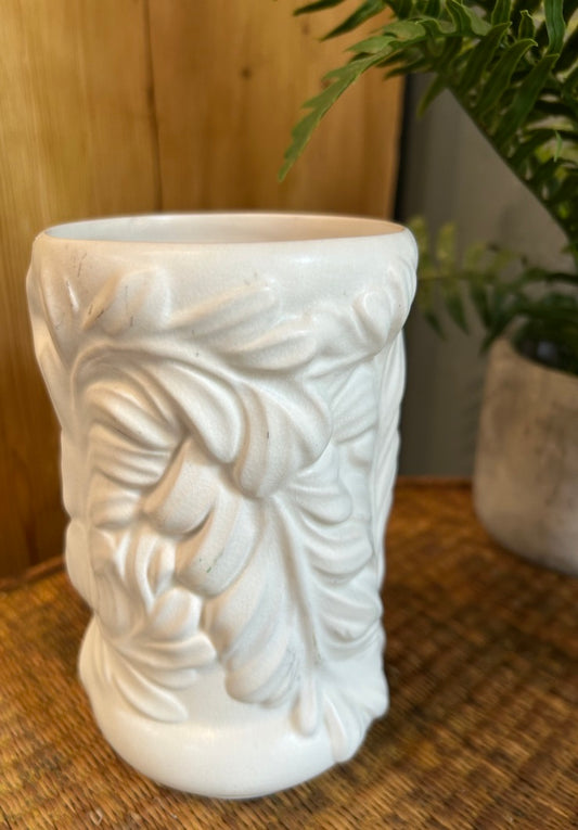 Vintage Sylvac Hyacinth Pottery White Vase