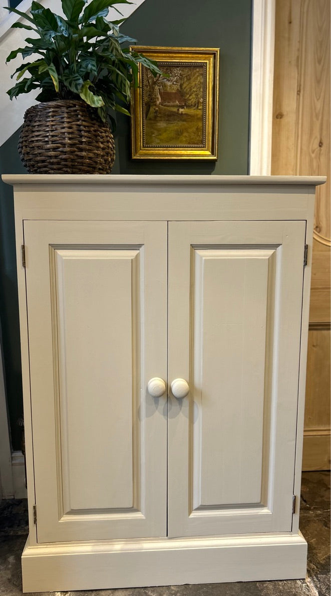 Painted Pine Cupboard with Shelving