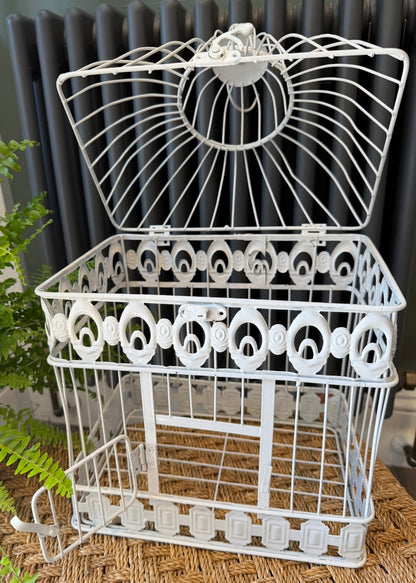 Vintage Style Shabby Bird Cage - Perfect for hanging a plant