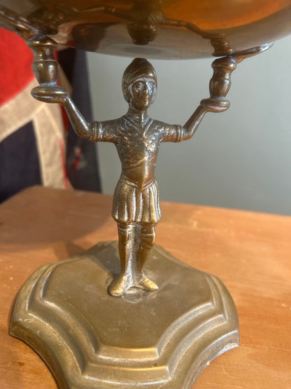 Vintage Brass Fruit Bowl