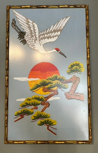 Vintage Framed Tapestry