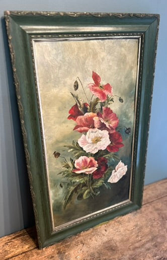 Vintage Floral Framed Painting