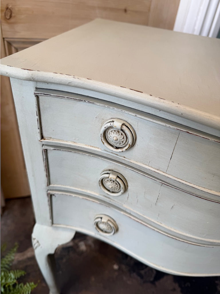 Vintage Painted Bedside Drawers