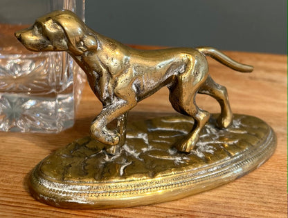 Vintage Brass Hound