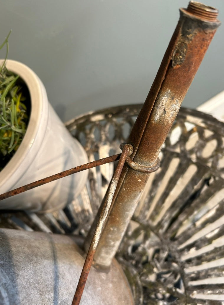 Vintage Rusty Galvanised Watering Can