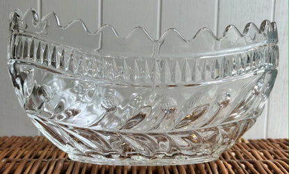 Vintage Glass Mantel Bowl