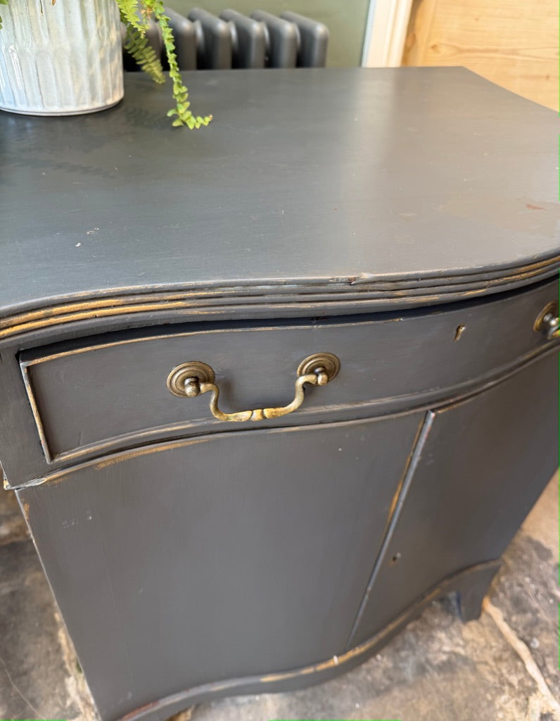 Vintage Painted Cupboard with Shelving