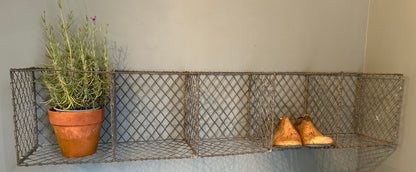 Vintage Wire Cubby Hole Racking/shelf