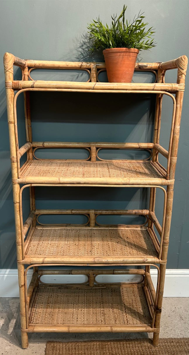 Vintage Bamboo Shelves