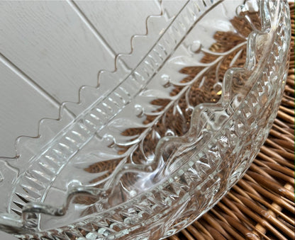 Vintage Glass Mantel Bowl