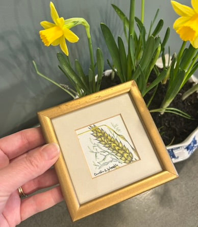 Square Small Vintage Gold Frame