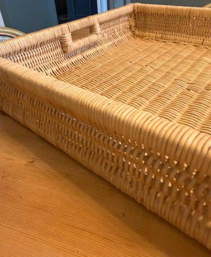 Large Wicker Tray
