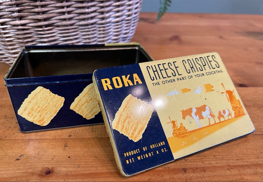 Vintage Roka Tin - Advertising collectable