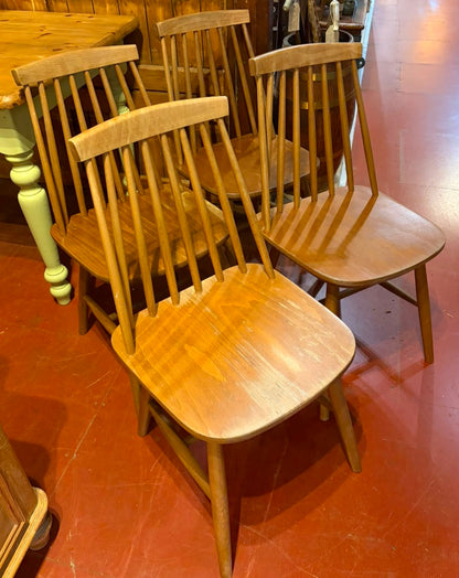 Vintage Retro Set of 4 Chairs