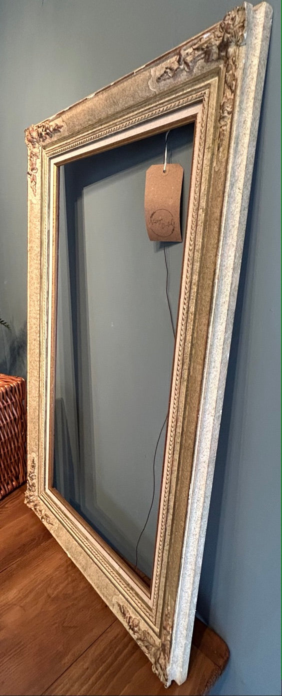 Vintage Gold and Cream Frame
