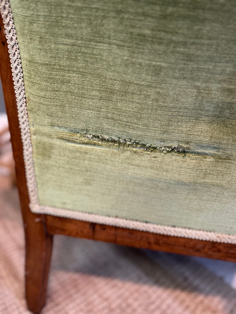 Antique Bedroom Chair - Victorian parlor chair.