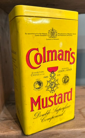 Vintage Colemans Mustard Tin