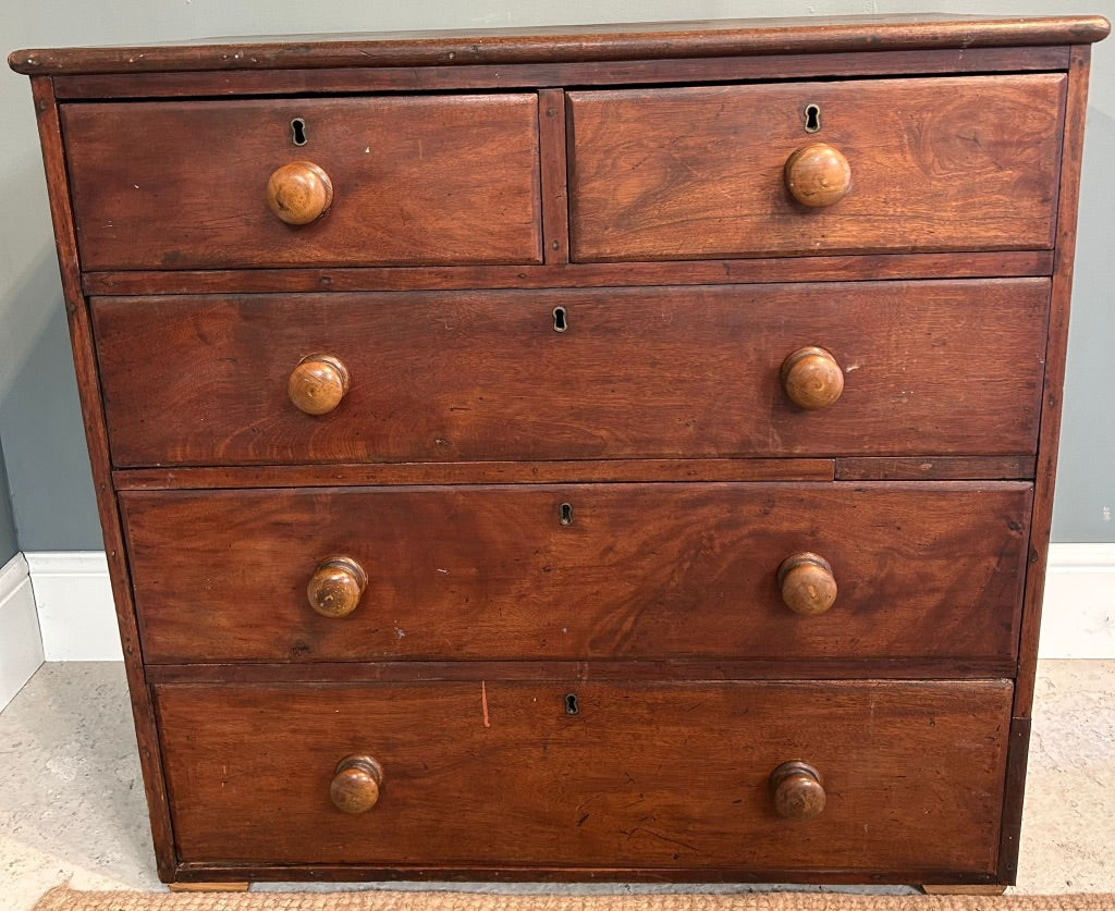 Antique Dark Chest of Drawers