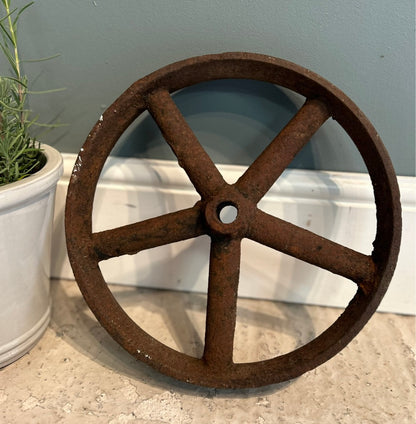Rustic Small Reclaimed Wheel