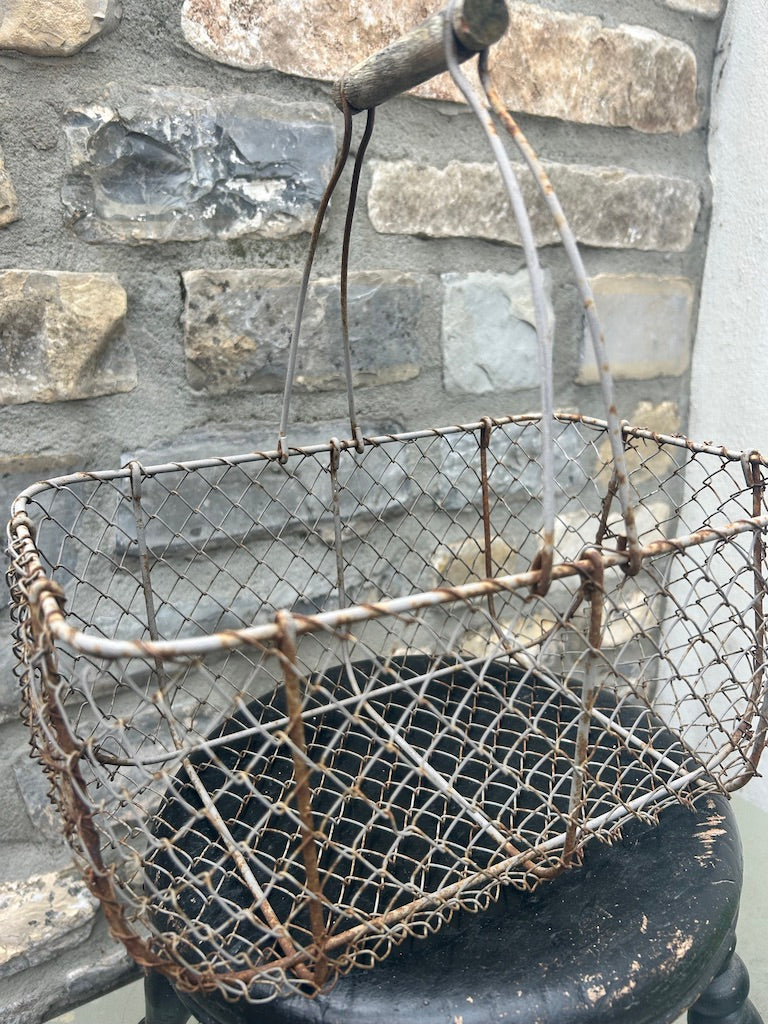 Vintage Wire Basket