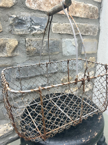 Vintage Wire Basket