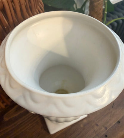 Vintage Shorter and Son Pottery White Vase
