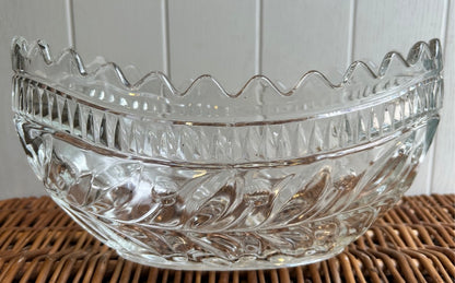 Vintage Glass Mantel Bowl