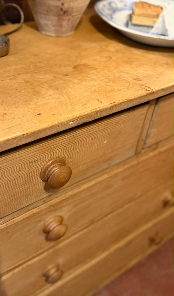 Antique Pine Chest of Drawers