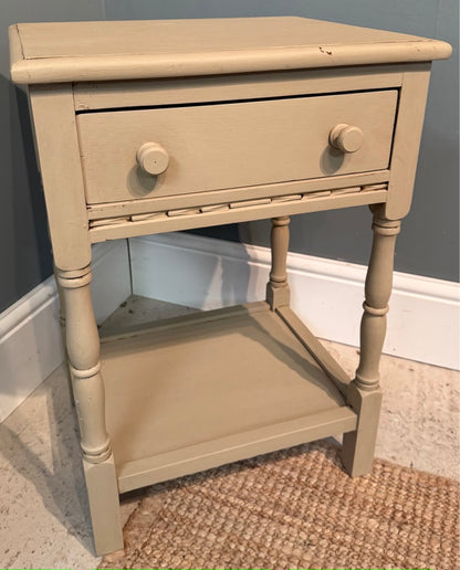 Vintage Painted Side Table / Bedside