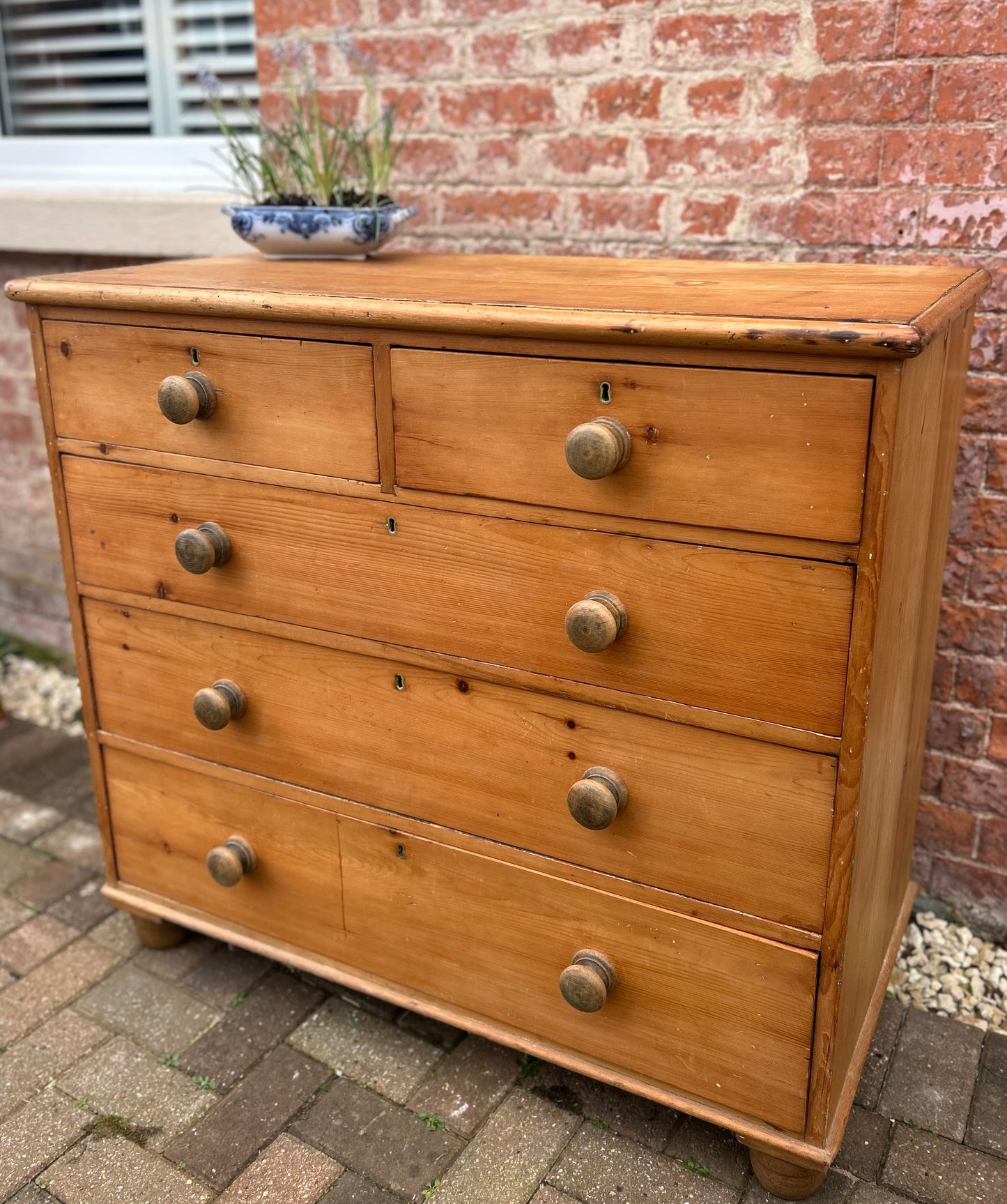 Antique Pine Chest of Drawers